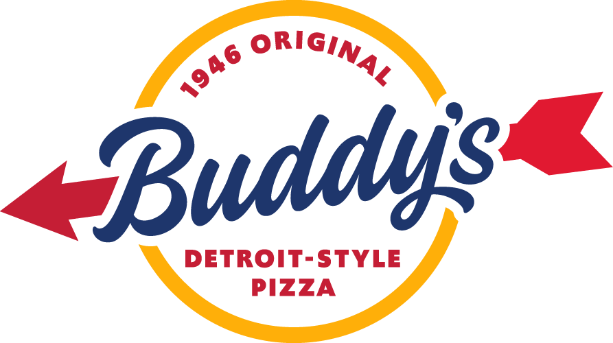Buddy's Pizza logo and link to homepage